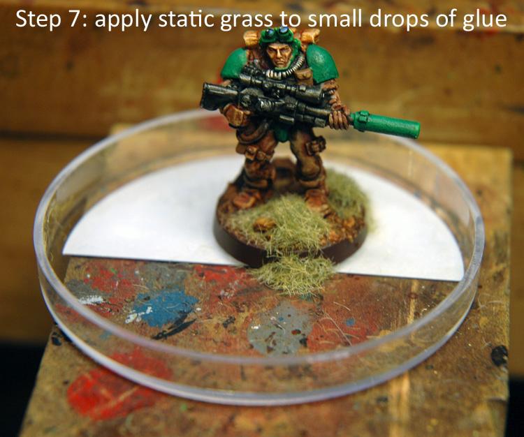 Base, Step 7 apply static grass Step 7 apply static grass Gallery